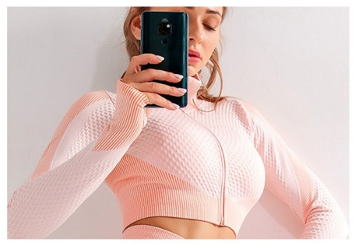 Seamless Workout Yoga Clothing Sets