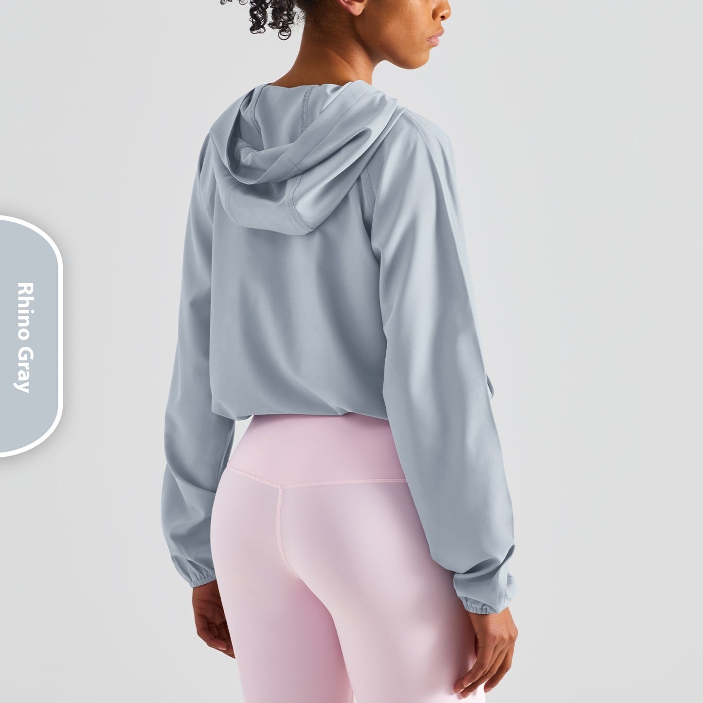 Half Zipper Drawstring Workout Clothes