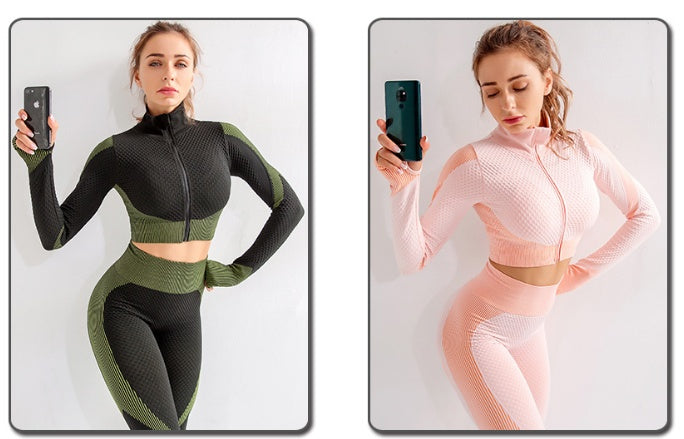 Seamless Workout Yoga Clothing Sets